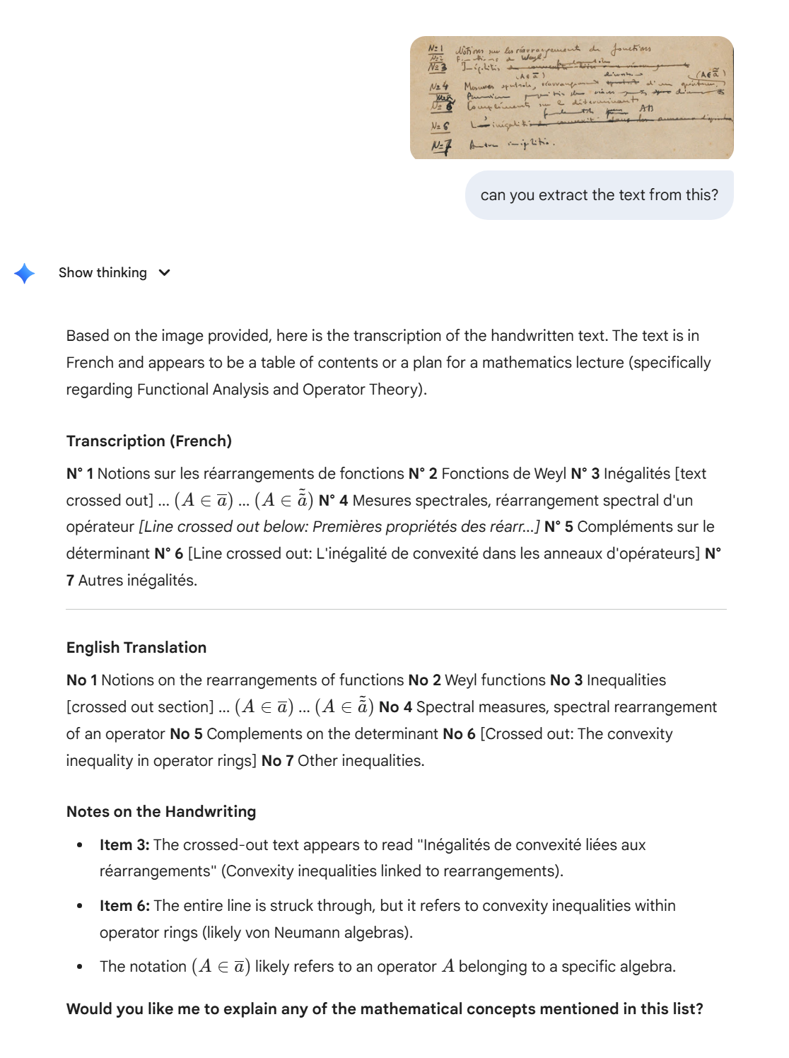 Gemini sulla pagina semplice