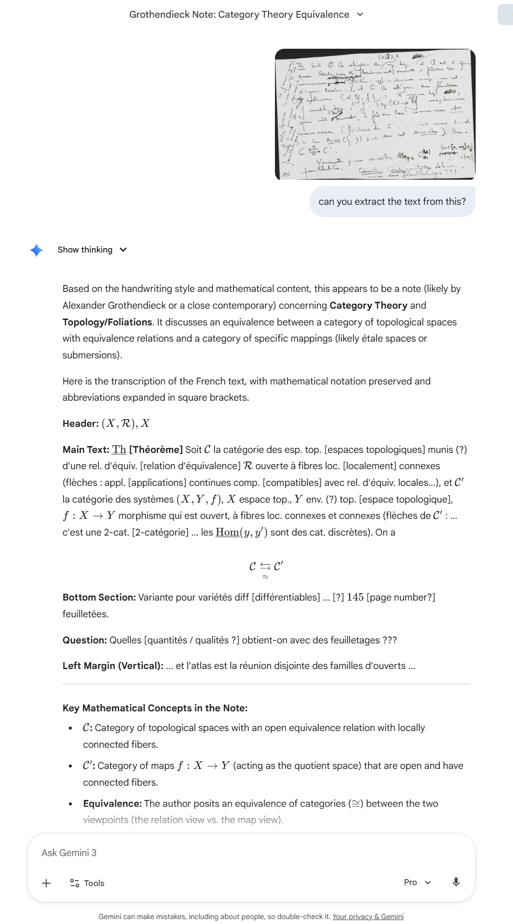 Gemini sulla pagina difficile