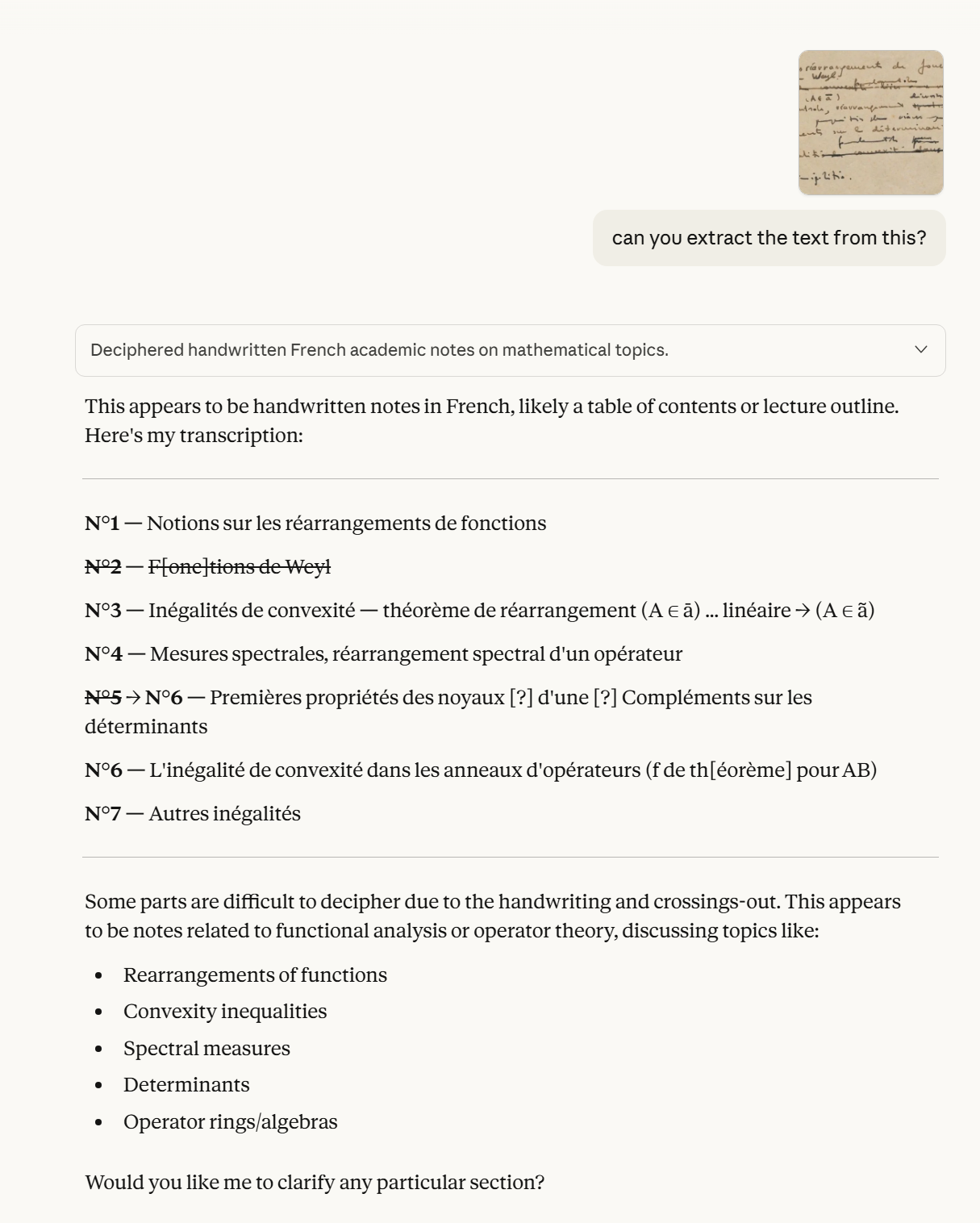 Claude Opus sulla pagina semplice